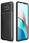 Xiaomi Redmi Note 9 5G Kılıf Auto Focus Karbon Kapak - Siyah