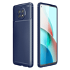 Xiaomi Redmi Note 9 5G Kılıf Auto Focus Karbon Kapak - Lacivert
