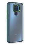Xiaomi Redmi Note 9 Kılıf Dora Kapak - Haki Yeşil