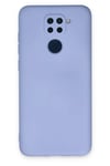 Xiaomi Redmi Note 9 Kılıf Nano içi Kadife Silikon - Lila
