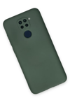 Xiaomi Redmi Note 9 Kılıf Nano içi Kadife Silikon - Koyu Yeşil