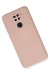 Xiaomi Redmi Note 9 Kılıf Nano içi Kadife Silikon - Pudra