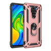 Xiaomi Redmi Note 9 Kılıf Sofya Yüzüklü Silikon Kapak - Rose