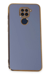 Xiaomi Redmi Note 9 Kılıf Volet Silikon - Mavi