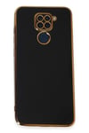 Xiaomi Redmi Note 9 Kılıf Volet Silikon - Siyah