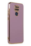 Xiaomi Redmi Note 9 Kılıf Volet Silikon - Mor