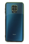 Xiaomi Redmi Note 9 Pro Kılıf Lensli Silikon - Yeşil