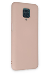 Xiaomi Redmi Note 9 Pro Kılıf Nano içi Kadife Silikon - Pudra