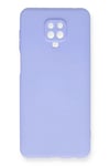 Xiaomi Redmi Note 9 Pro Kılıf Nano içi Kadife Silikon - Lila
