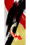 Ying Yang Iki Parça Canvas Tablo (30x70)