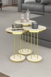 Zigon Sehpa Terra Gold Krem