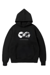 10 Kasıma Özel Üç İplik Kapüşonlu Baskılı SweatShirt - Siyah