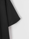 20/1 Penye Compack New York Baskılı Oversize Kısa Kol Bisiklet Yaka T-shirt - Siyah