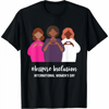 8 Mart Dünya Kadınlar Günü İçin Özel Baskılı T-shirt - Siyah