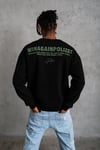 Erkek Baskılı Sweat - Siyah
