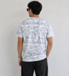 Erkek Batik Desenli Tişört Bisiklet Yaka Kısa Kol Regular Fit T-shirt - Gri