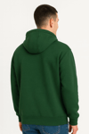 Erkek Ovarsize Kapüşonlu Swetshirt Kanguru Çepli Cıtcıtlı 3 iplik Şardonlu Hoodie - Haki