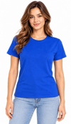 Kadın Basic Tişört Bisiklet Yaka Kısa Kol Günlük Yazlık Slim fit T-Shirt