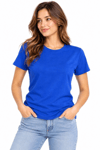 Kadın Basic Tişört Bisiklet Yaka Kısa Kol Günlük Yazlık Slim fit T-Shirt