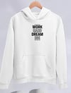 Kışlık Üç İplik Kapüşonlu SweatShirt - Beyaz