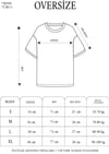 Unisex Baskılı Oversize T-Shirt - Beyaz