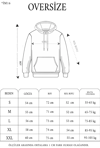 Unisex Tam Fermuarlı Kapşonlu  SweatShirt - Füme