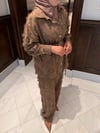 Ahsa pantolon takim -kahve 