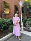 Çizgili Basic Etek Takım | Pembe