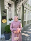 Degaje etek takım -gül kurusu 