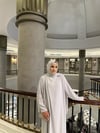 Diamond Abaya Elbise | Gri