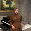 Elisa Gül Etek Takım | Kahve