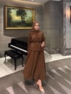 Elisa Gül Etek Takım | Kahve