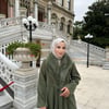 Kürk Yaka Kaşe Kap | Yeşil