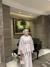 Mara Pelerin Etek Takım | Gri
