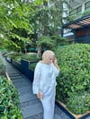 Noa Jakar Keten Pantolon Takım | Beyaz