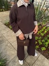 Soft modal  eşofman takım -kahve 