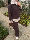 Soft modal  eşofman takım -kahve 