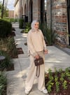 Soft modal eşofman takım-krem 