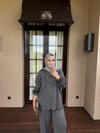 Tüylü triko takım-antrasit 