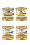 Karışık Kıyılmış Konserve Yetişkin Kedi Yaş Maması 24 X 85 gr