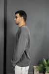 Antrasit Ottoman Patlı Sweat