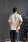 Beyaz Atelier Nakışlı Tişört