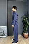 Lacivert Oversize Modal Takım
