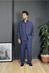 Lacivert Oversize Modal Takım