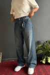 Mid Blue Wide Leg Jean 
