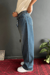 Mid Blue Wide Leg Jean 