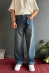 Mid Blue Wide Leg Jean 