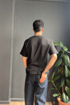 Siyah Atelier Nakışlı Tişört