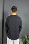 Siyah Ottoman Patlı Sweat