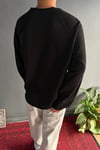 Siyah Pis Yaka  Oversize Sweatshirt